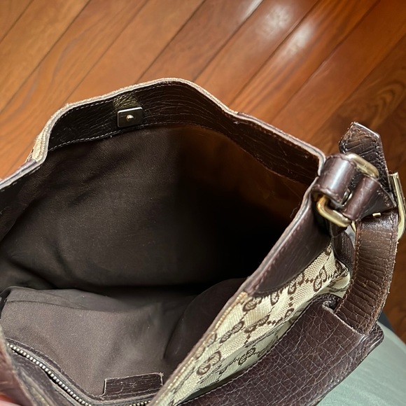 Gucci Horsebit Web Hasler brown shoulder bag - Picture 7 of 17